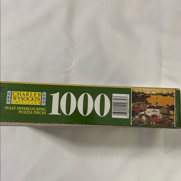 Vtg  Charles Wysocki’s 1000-Piece Autumn Scene puzzle. Complete - Picture 2 of 4